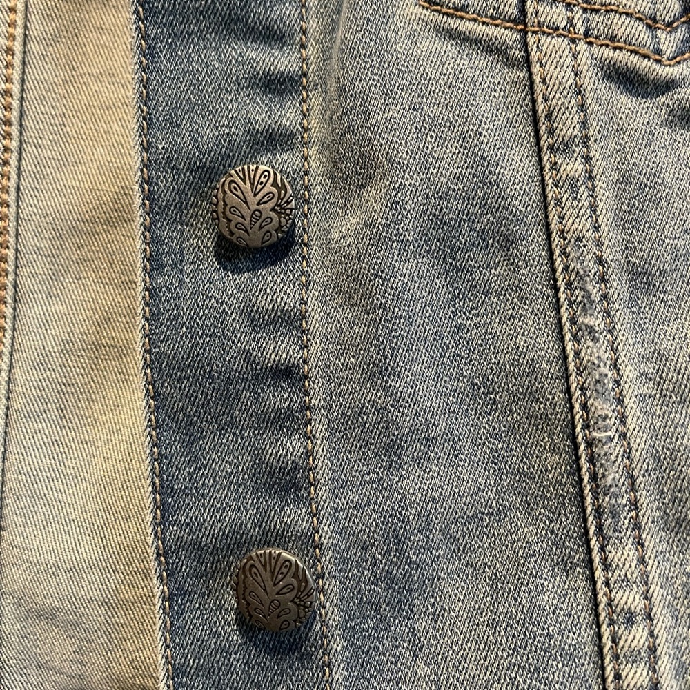 PrAna Dree Jean Jacket Antique Blue Size M - Picture 5 of 9